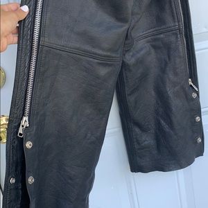Leather chaps